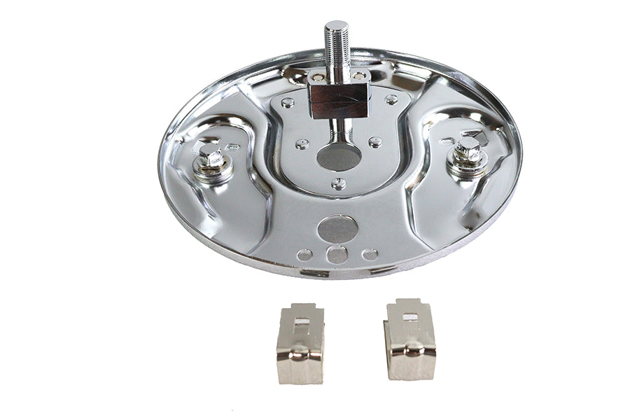 Rear Hydraulic Brake Backing Plate Chrome
