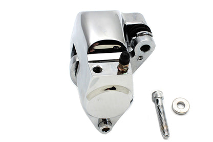 Chrome Front 1 Piston Right Side Caliper with Brake Pads