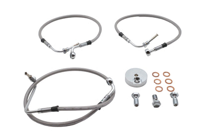 Stainless Steel Front Brake Hose Kit