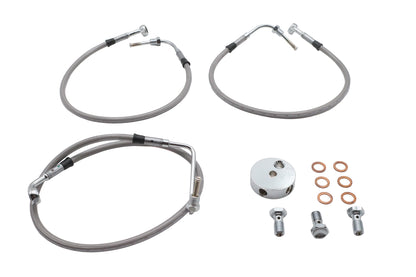 Stainless Steel Front Brake Hose Kit
