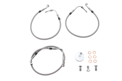 Stainless Steel Front Brake Hose Kit