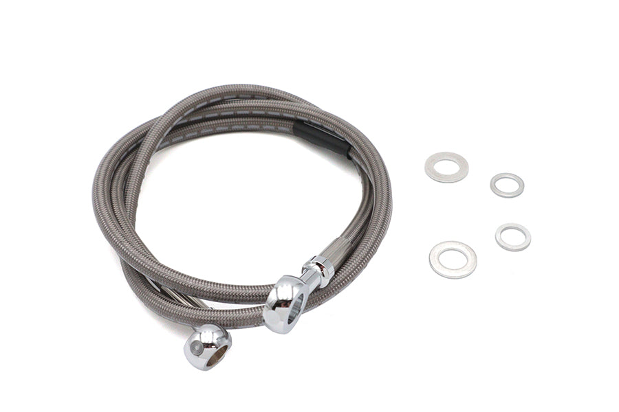 Stainless Steel Front Brake Hose 44",Y
