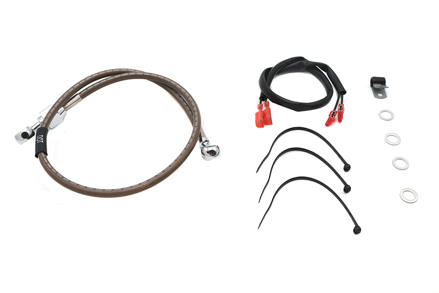 Stainless Steel Rear Bake Hose 29-3/8",