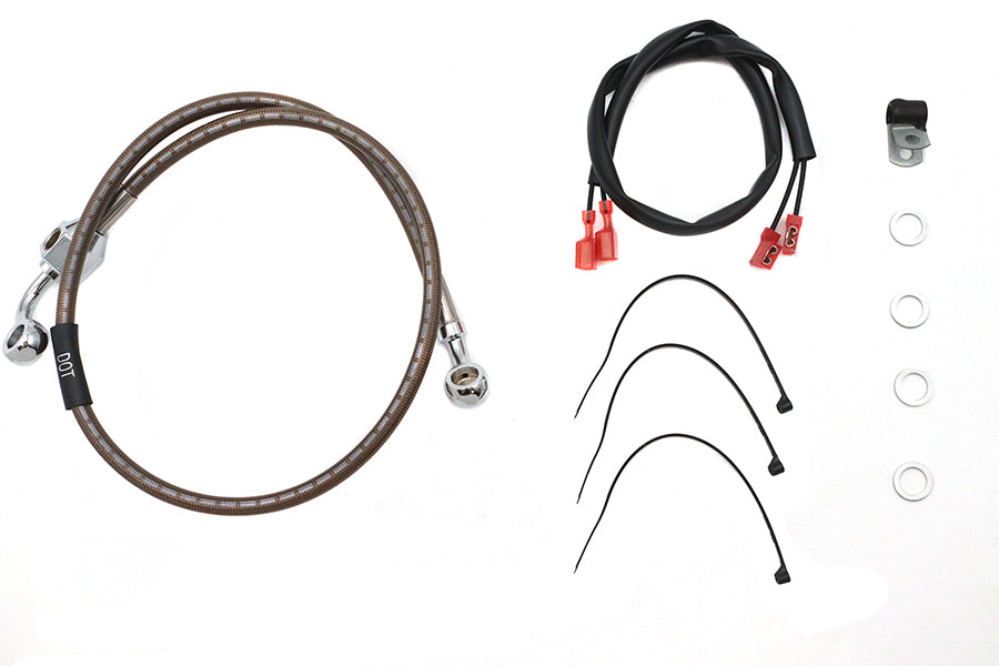Stainless Steel Rear Bake Hose 29-3/8",