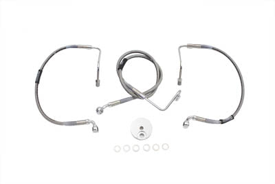 Stainless Steel Front Brake Hose 33-1/4",Y