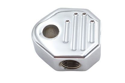 Chrome Brake Line Tee