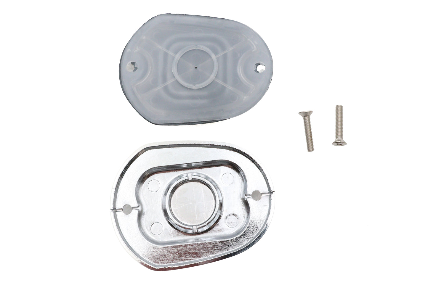 Handlebar Master Cylinder Cover Chrome