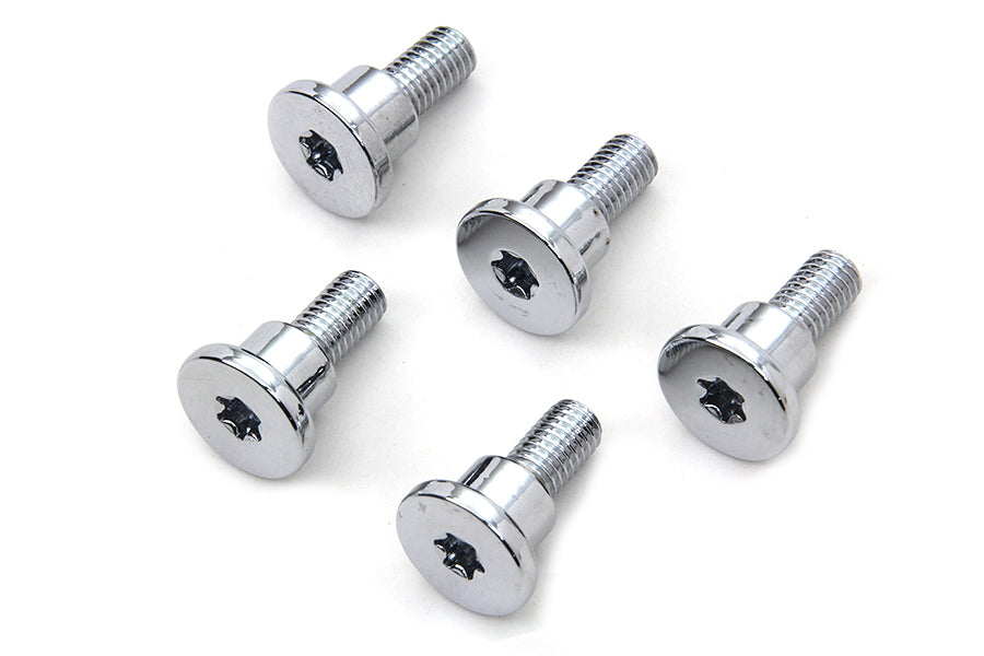 Chrome Front Brake Disc Bolt Set