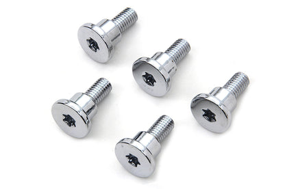 Chrome Front Brake Disc Bolt Set
