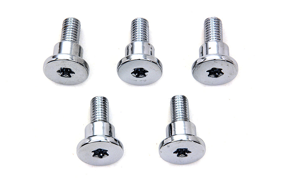 Chrome Front Brake Disc Bolt Set