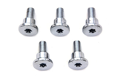 Chrome Front Brake Disc Bolt Set