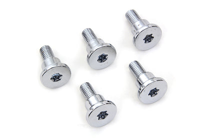 Chrome Front Brake Disc Bolt Set