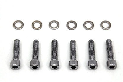 Transmission Shifter Cover Screw Kit Chrome