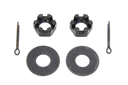 Rear Axle Nut and Lock Kit Parkerized