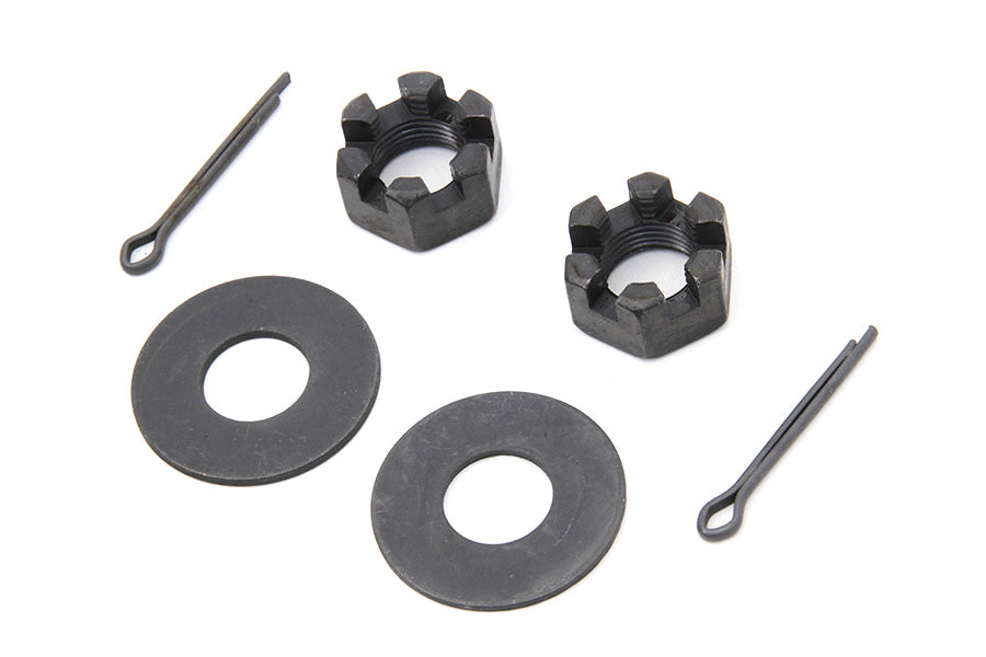 Rear Axle Nut and Lock Kit Parkerized
