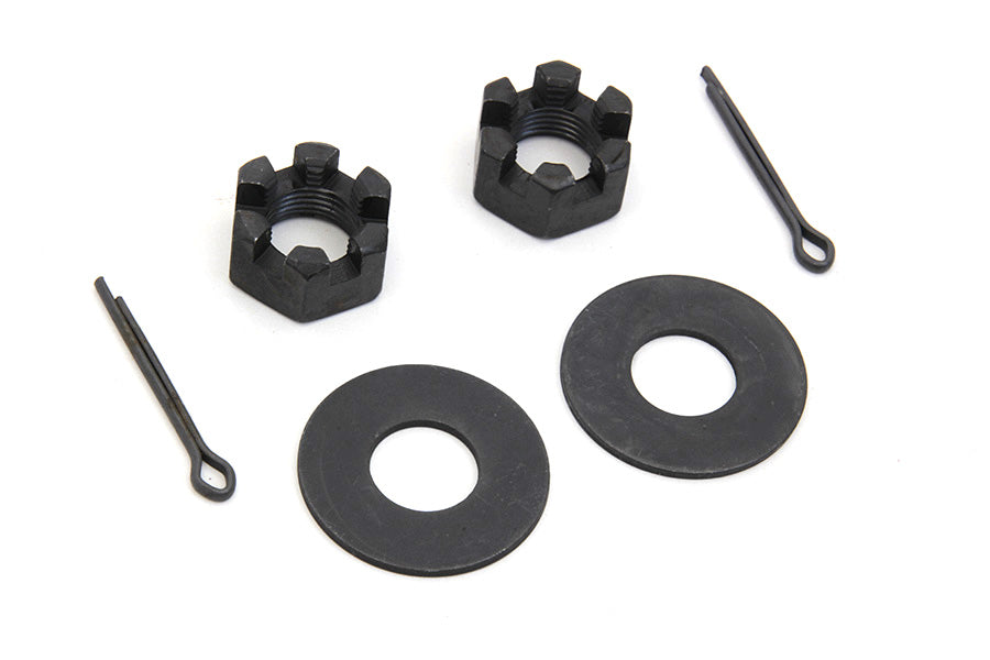 Rear Axle Nut and Lock Kit Parkerized
