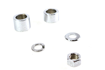 Front Axle Spacer Kit Smooth Style Chrome