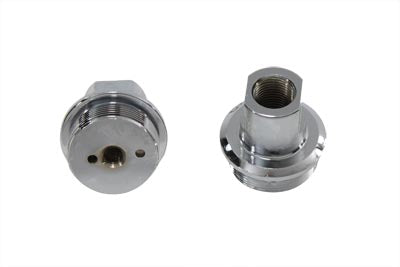 Chrome Inner Fork Tube Plug Set