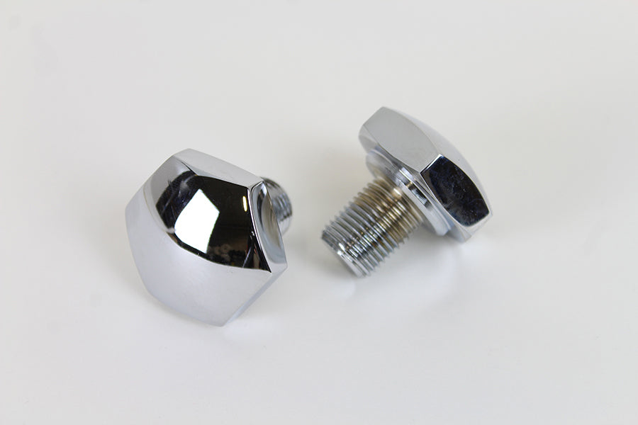 Chrome Fork Tube Cap Non-Vented