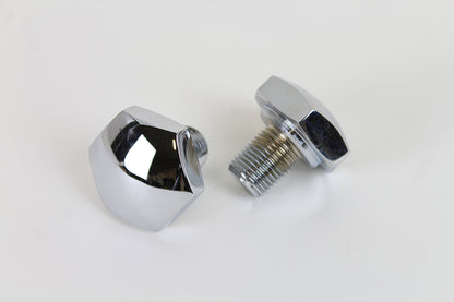 Chrome Fork Tube Cap Non-Vented