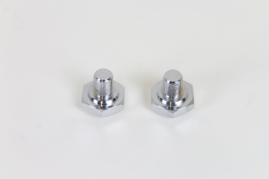Chrome Fork Tube Cap Non-Vented