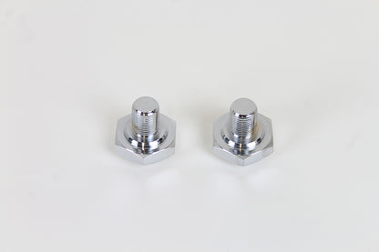 Chrome Fork Tube Cap Non-Vented