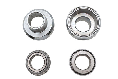 Fork Neck Cup and Bearing Kit Chrome