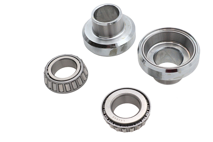 Fork Neck Cup and Bearing Kit Chrome