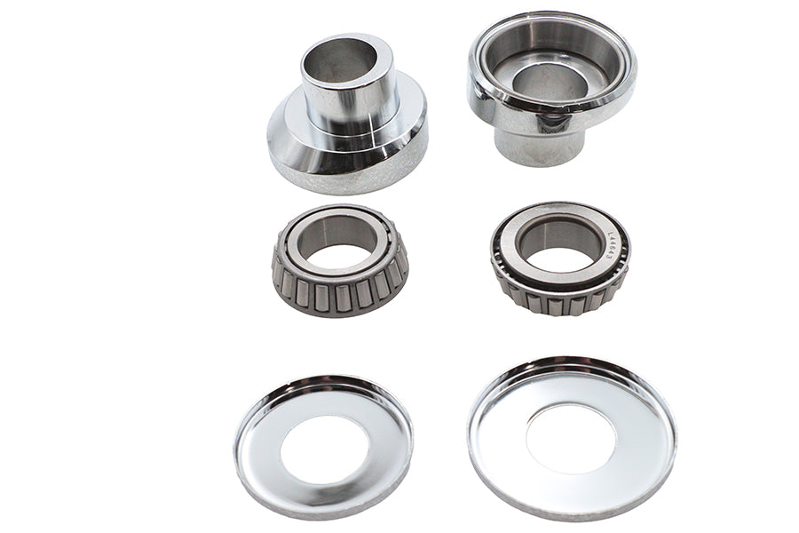 3° Raked Fork Neck Cup Kit Chrome
