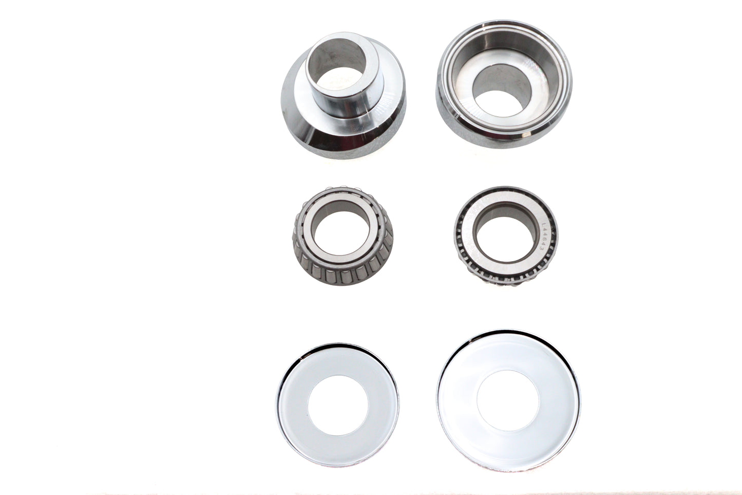 3° Raked Fork Neck Cup Kit Chrome