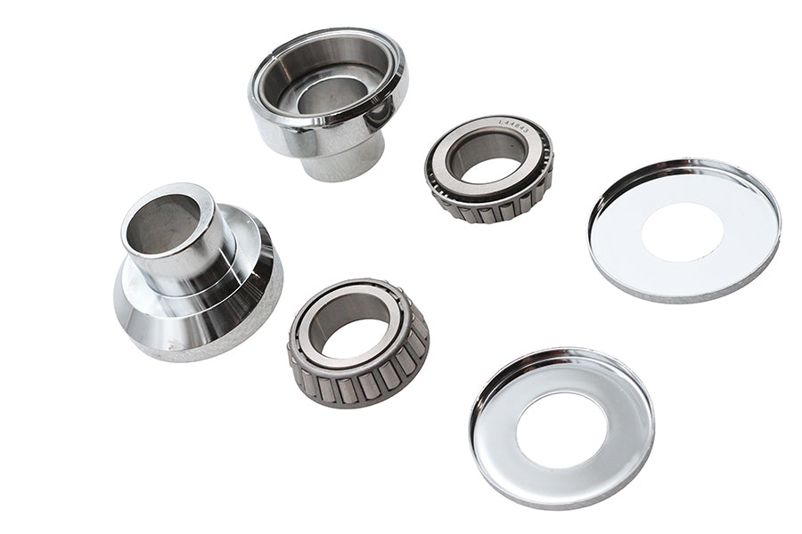 3° Raked Fork Neck Cup Kit Chrome
