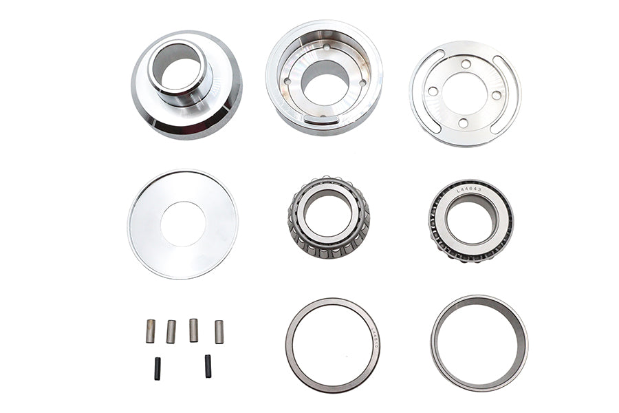 Chrome Fork Stop Neck Cup Kit