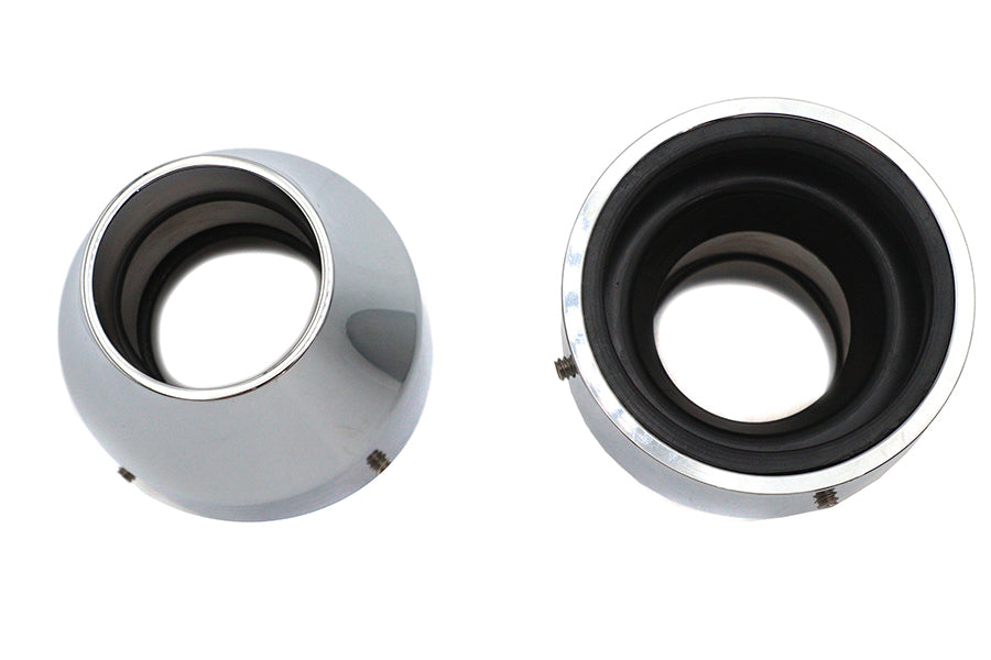 41mm Fork Boot Covers Chrome