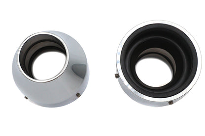 41mm Fork Boot Covers Chrome