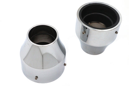 41mm Fork Boot Covers Chrome