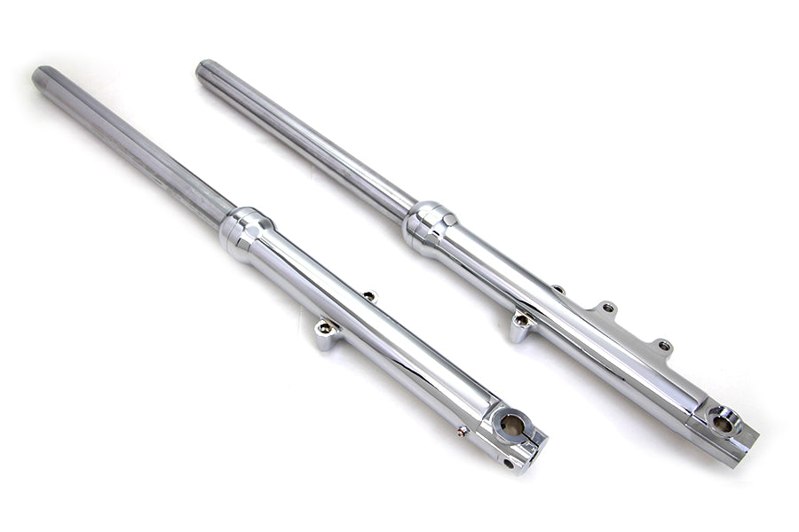 39mm Fork Slider Assembly Single Disc with Chrome Sliders