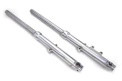 39mm Fork Slider Assembly Single Disc with Chrome Sliders