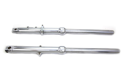 39mm Fork Slider Assembly Single Disc with Chrome Sliders