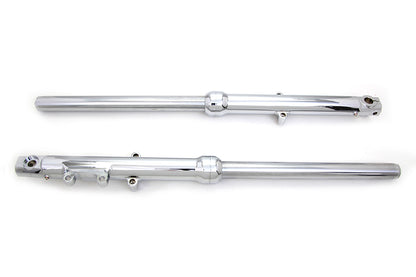39mm Fork Slider Assembly Single Disc with Chrome Sliders