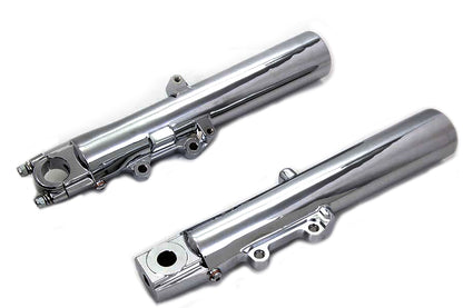 Chrome 41mm Lower Fork Slider Set