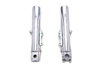 Chrome 41mm Lower Fork Slider Set