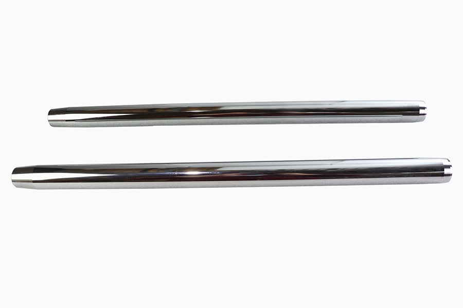 Chrome 35mm Fork Tube Set 23-1/2 Total Length