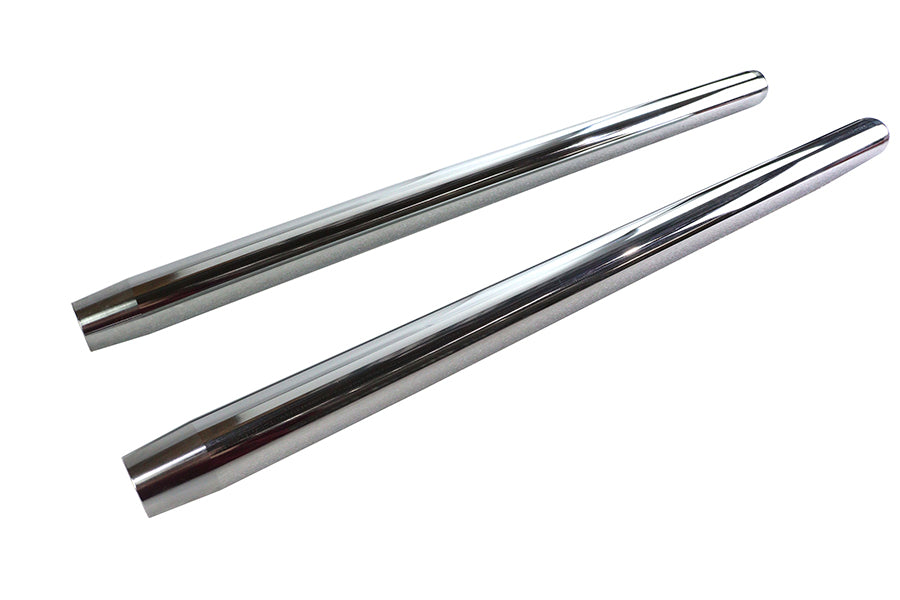 Chrome 35mm Fork Tube Set 23-1/2 Total Length