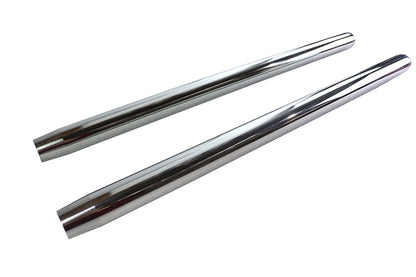 Chrome 35mm Fork Tube Set 23-1/2 Total Length