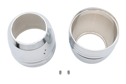 49mm Fork Boot Cover Chrome