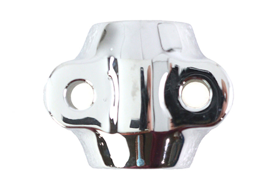 Chrome Fork Slider Axle Cap Left Side