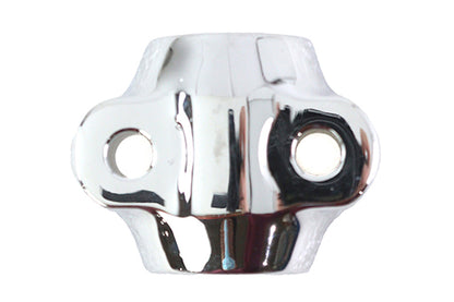 Chrome Fork Slider Axle Cap Left Side