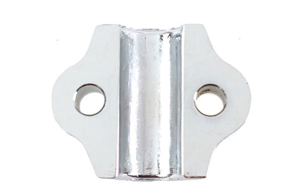 Chrome Fork Slider Axle Cap Left Side