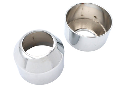 41mm Fork Boot Cover Chrome