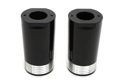 Black Fork Slider Cover Set Tapered Style